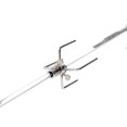 thumbnail image 2 of 2 Pieces Grill Forks Stainless Manual Meat Spit Portable Steel Barbecue Skewer Reusable Portable Meat Spit Cooking Heats Resistant Rotisserie Accessory, 2 of 4