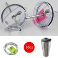 thumbnail image 2 of Riwesomey Juego de 5 unidades de tapa de repuesto para taza Interior de coche, tapas para salpicaduras de botellas a prueba de derrames, accesorio de Automoción decorativa y accesorios Riwesomey VI017025-00B, 2 of 6