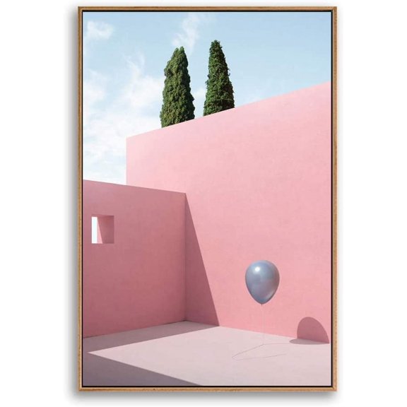IDEA4WALL Framed Canvas Wall Art for Living Room, Bedroom Colorful Corridor Canvas Prints for Modern Home Decoration Ready to Hang