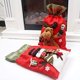 thumbnail image 2 of 1 bolsa de regalo con cordón de Navidad, bolsa de regalo grande de arpillera para muñeca estéreo, bolsa de almacenamiento de regalo (Santa Claus) Fokelyi ZYY-2707, 2 of 5