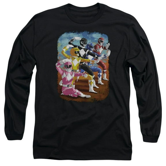 Power Rangers - Impressionist Rangers - Long Sleeve Shirt - Medium
