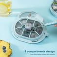 thumbnail image 3 of Naiovety Bandeja de cubitos de hielo, molde para congelador de té con tapa, máquina de congelación, molde de pudín Manual casero lavable para Bar, Type3 NO3 Naiovety HA063037-03, 3 of 6