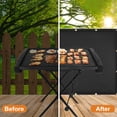 thumbnail image 4 of Joernso Heat Shield for Grill Fireproof Heat Insulation Cover BBQ Grill Mat Oil-proof Grill Wall Protector Fiberglass Balcony Privacy Screen Grill Pad for Outdoor Grills, 4 of 8