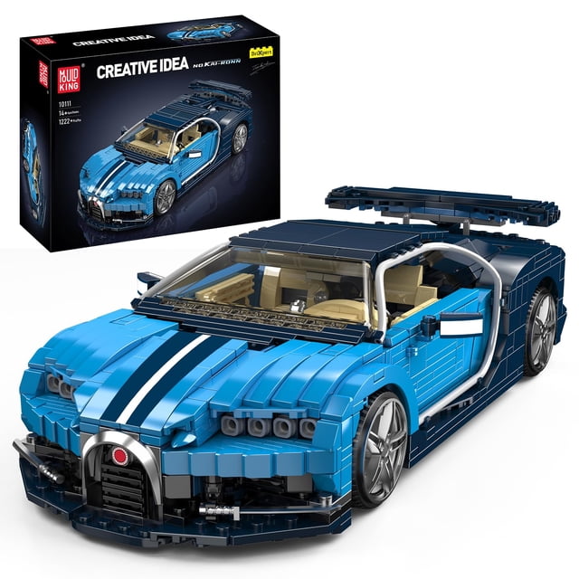 Kit de construcción Mould King 10111 para coche deportivo, escala 1:12 con 122 unidades