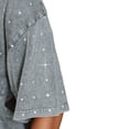 thumbnail image 3 of Women's Gameday Couture Gray New England Patriots Oversized Mini Rhinestone Classic T-Shirt, 3 of 3
