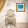 thumbnail image 3 of Meneely, Dan 20x20 Gold Ornate Wood Framed with Double Matting Museum Art Print Titled - Sail Away Beach II, 3 of 4