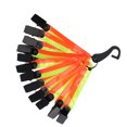 thumbnail image 1 of 12PCS Pack Trail Markers with Clips, High Visibility Trail Markers for Tree Reflective Trail Markers, Reflective Hunting Trail Markers with Clips, Hanging Trail Marking Reflectors, 1 of 7