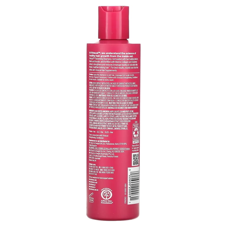 Viviscal Thickening Shampoo, Strengthening Conditioner, Biotin and