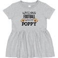 thumbnail image 3 of Inktastic Watching Football with My Poppy Girls Baby Dress, 3 of 5