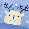 thumbnail image 4 of FamilyThread Kids Christmas Long Sleeve Knit Sweaters Crewneck Pullover Fashion Printed Sweater Kids Blouse Tops For 2-7Y, 4 of 5