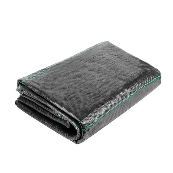 16.4ft/32.8ft PE Woven Weed Control Fabric for Plant Anti Grass Agricultural Mulch Cloth Greenhouse Weeding Mat Water Permeable