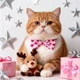 thumbnail image 4 of GOGO Christmas Festival Pet Bow Tie Collar, Dog Grooming Accessories, 10 PCS Assorted-Set 1, 4 of 12