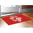 thumbnail image 2 of ThisWear Dog Mom Gifts Hearts Paw Print Outline Valentines Day 2 Pack Doormats PawPrint, 2 of 3