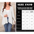thumbnail image 2 of Witsmile Women's Lightweight Open Front Cardigans Long Sleeve Soft Casual Drape Fall Cardigan, 2 of 6