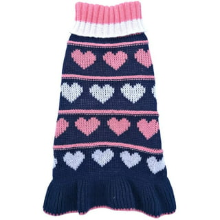 Jecikelon Pet Dog Sweaters Classic Knitwear Turtleneck Winter Warm ...