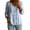 Light Blue, variant on Tops for Women Trendy Gsakboxl Retro Art Full Print Bubble Wrinkled Long Sleeve Button Down Shirt Casual Breathable Literary Style Blouse Loose Fashion Top for Multi-Season Daily Wear Summer Tops