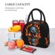 thumbnail image 5 of Fotbe Flame Metal Skull Bolsa de Almuerzo con Estampado, Lonchera Aislada, Contenedor de Comida Reutilizable Tipo Cooler a Prueba de Fugas, 5 of 6