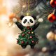 thumbnail image 4 of Seyotauo Cute Pet Pattern Acrylic Christmas Ornaments 3.15x3.15 Inch Double-Sided Pattern, Easy to Hang Christmas Tree Decorations Indoor, Festive Holiday Christmas Decor Gifts for Family Colleagues, 4 of 9