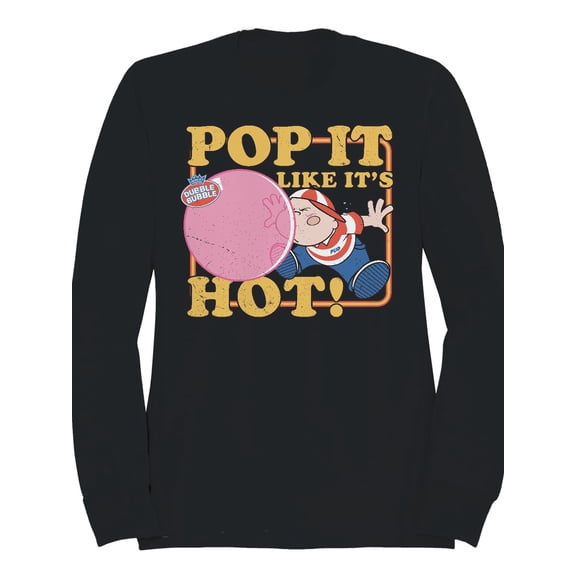 Officially Licensed Dubble Bubble Pop It Like It's Hot Bubble Gum Men's Sweatshirt
