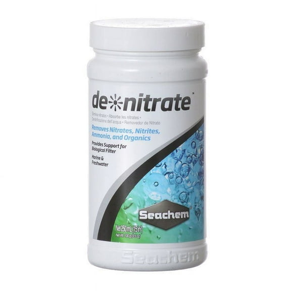 Seachem De-Nitrate - Nitrate Remover [Aquarium, Water Conditioners] 8.5 oz