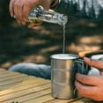 thumbnail image 1 of Outdoor Stainless Steel Water Cup, Large Capacity Beer Cup, Vintage Tea Cup, Old Wide Mouth Cup, Camping Mug, 1 of 2