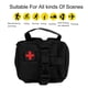 thumbnail image 5 of Kit de primeros auxilios militar portátil Molle, bolsa de almacenamiento de medicamentos para supervivencia (negro), 5 of 12