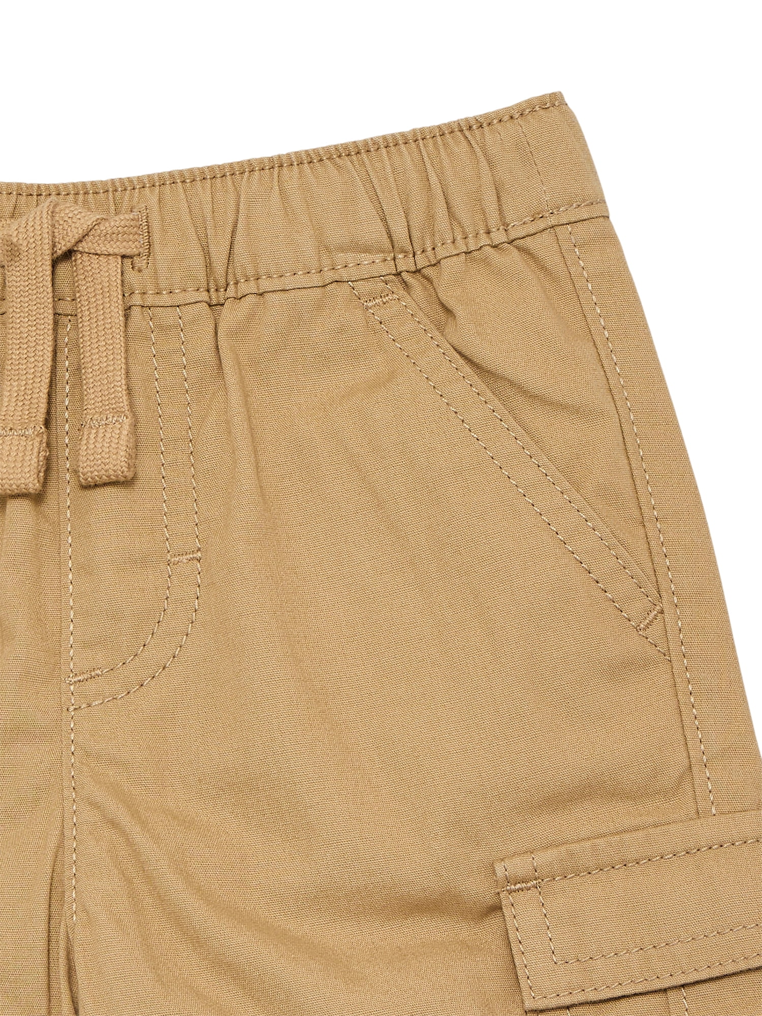 Wonder Nation Baby and Toddler Boys Cotton Cargo Shorts, Sizes 12M-5T