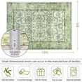 thumbnail image 6 of Cydiria Vintage Boho Traditional Oriental Faux Wool Area Rug,8' x 10', Green, 6 of 7