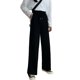 thumbnail image 3 of Pantalones de mujer Pantalón largo deportivo holgado informal de cintura alta con pierna ancha, Negro, M AweSitey AP001457-07, 3 of 7