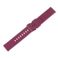 thumbnail image 3 of Uxcell Silicone Watch Bands, 22mm Watch Strap Zinc Alloy Buckle Quick Release, Maroon, 3 of 6