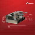 thumbnail image 3 of Wafflera Doble Industrial eléctrica Shorbull Placas antiadherentes Control Independiente Temperatura para dos piezas, 3 of 10