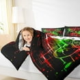 thumbnail image 5 of Homewish Chic Game Console Queen Comforter Set, Black Red Green Cartoon Bedding Sets, Teens Kids Boys Child Reversible Bedding Comforter Set, Lightweight Room Decor, 3-Piece, 5 of 9