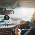 thumbnail image 4 of Rapper Classic Posture Ornament Decoration Car Rearview Mirror Pendant, 4 of 9