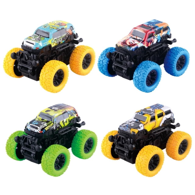 Gift Truck Car Toys for Kids Inertia SUV Friction Power Vehicles Baby Boys Super Cars Blaze Truck Children Gift Toys heqiyong toy