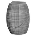 thumbnail image 3 of All-Space 3-Piece Barrel Shape Metal Patio Set with Storage Cover - Blue, 3 of 3