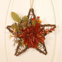 Fall Wreath for Front Door Fall Decoration Maples Leaf Pine Cone Berry Autumns Harvest Fall Thanksgivings Halloween Decor Indoor Outdoor