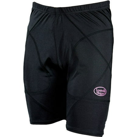 Louisville Slugger Women's Slugger Low-Rise Shield Sliding Shorts, Black