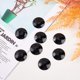 thumbnail image 5 of 50 gemas circulares de plástico autoadhesivas de acrílico con parte trasera plana de 30 mm (negro), 5 of 9