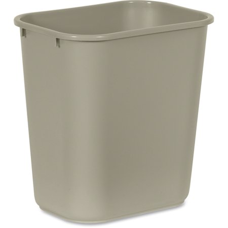 Rubbermaid Standard Series Wastebaskets, Beige