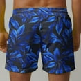 thumbnail image 5 of FAVIPT Hawaiian Shorts for Men Big and Tall Loose Fit Shorts Drawstring Stretsh Waist Shorts Tropical Board Surf Swim Trunks with Pockets Multicolor,XXXXXL, 5 of 6