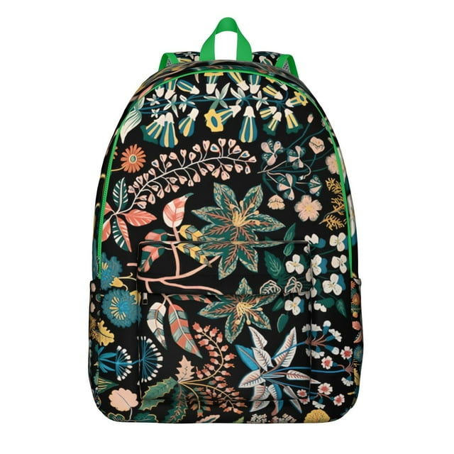 Nature Inspired Bloom Backpack – Aesthetic Floral Pattern, Oxford Durable Material, Comfortable Carrying for School and Travel