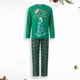 thumbnail image 5 of Disfraz Premium Vestido familiar para padres e hijos, patrón de árbol de Navidad, ropa de dormir (XL Dad) Kuymtek Verde T XL para Unisex, 5 of 6