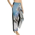 thumbnail image 2 of Daiia Horses Running Through The Water Women's Sleep Pant with Pockets and Drawstring,Pajama Pants-X-Large, 2 of 9