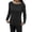 a-31Black7, variant on Womens Contrast Trim Round Neck Long Sleeve Slim Fit Knit TShirt For Daily Wear Layering Casual Everyday Outings Beige XL