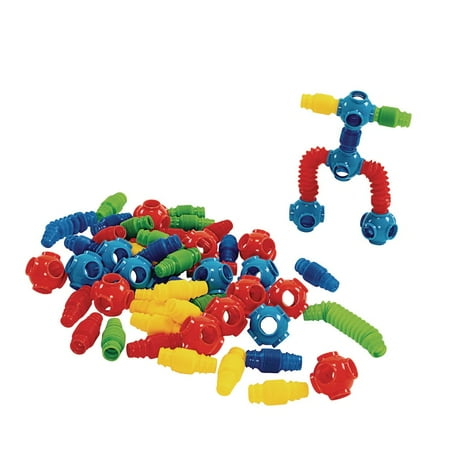 UPC: 0191487032223 | Excellerations Stretchy Tubes and Connectors – 60 Pieces