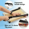 thumbnail image 4 of Cortador de papel Craft Eraft 12, guillotina con protector de seguridad, 4 of 6