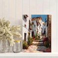 thumbnail image 2 of Mediterranean Cafe Street Canvas Print Balcony Home Wall Art Decor, 2 of 8
