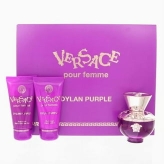 Versace Dylan Purple 3.4 OZ Eau De Parfum Spray, Bath Gel, Body