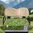 thumbnail image 2 of Bulopur Hibiscu Waterproof Golf Cart Seat Covers Non Slip Golf Cart Seat Towel Blanket with 4 Front Pockets& Nonskid Bottom Fits for EZGO, Yamaha, Club Car, 2 of 8