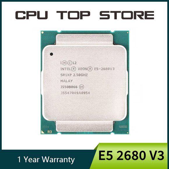Procesador Intel Xeon E5 2680 V3 de 2,5 GHz, 12 núcleos y 24 subprocesos LGA 2011-3